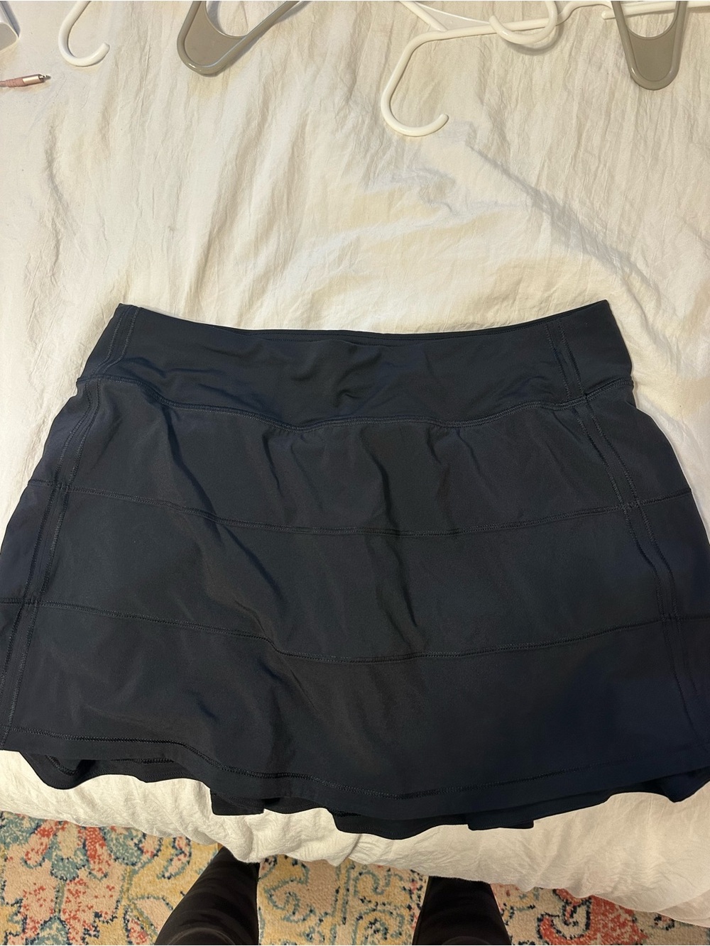 lululemon athletica Black Pace Rival Skirt with Built-In Shorts